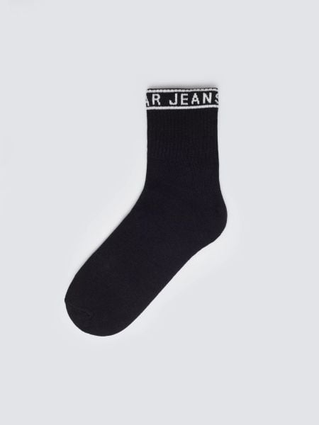 Skarpety damskie długie czarne Bordi 906. Czarne skarpety Big Star, bez wzorów, z bawełny. Za 19.99 zł.