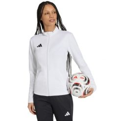 Bluza damska adidas Entrada 26 Track. Białe bluzy Adidas, bez wzorów, z poliesteru, bez kaptura. Za 121.99 zł.