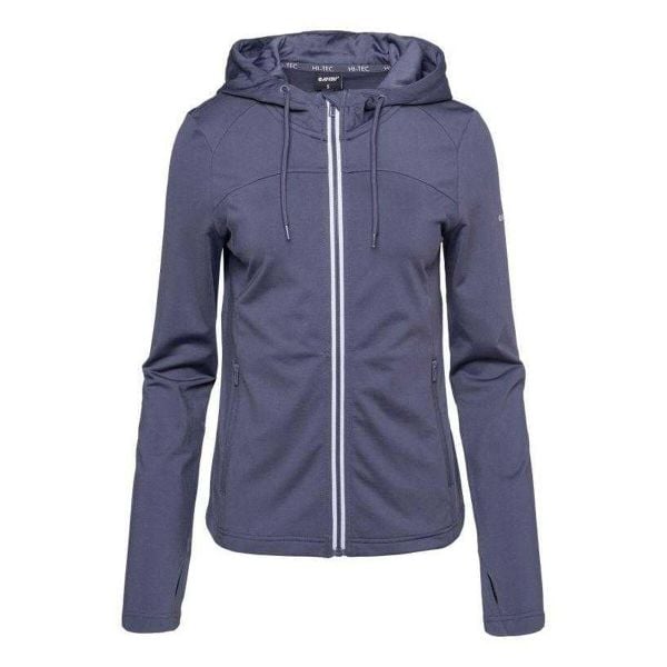 Bluza Rozpinana Damska Tolin. Szare bluzy Hi-tec, l, bez wzorów, z elastanu, z kapturem. Za 129.13 zł.