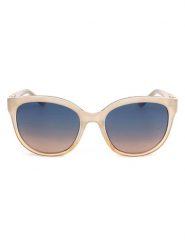 Guess Damskie okulary przeciwsłoneczne w kolorze beżowym rozmiar: 53. Brązowe okulary przeciwsłoneczne Guess, z aplikacjami, z tworzywa sztucznego. Za 259.95 zł.