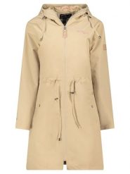 Geographical Norway Parka "Dagny" w kolorze beżowym rozmiar: XXL. Brązowe parki Geographical Norway, xxl, bez kaptura. Za 189.29 zł.
