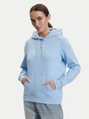 Tommy Jeans Bluza DW0DW17324 Niebieski Regular Fit. Niebieskie bluzy Tommy Jeans, s, bez wzorów, z bawełny, bez kaptura. Za 369.99 zł.