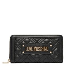 Portfel LOVE MOSCHINO. Czarne portfele Love Moschino, bez wzorów. Za 439.99 zł.