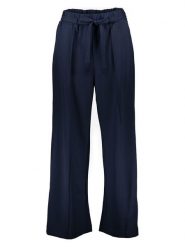 Vila Spodnie w kolorze granatowym rozmiar: XL. Niebieskie spodnie materiałowe Vila, xl, bez wzorów, z materiału. Za 113.99 zł.