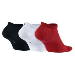 Skarpety nike air jordan jumpman no-show socks black white gym red. Czerwone skarpety Nike, bez wzorów. Za 64.00 zł.