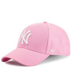 Czapka z daszkiem 47 Brand. Czerwone czapki 47 Brand, bez wzorów. Za 99.99 zł.