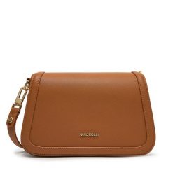 Torebka Gino Rossi. Brązowe listonoszki Gino Rossi, bez wzorów, bez dodatków. Za 249.99 zł.