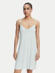 Ysabel Mora Koszula nocna 10824 Zielony jasny Regular Fit. Zielone koszule nocne YSABEL MORA, m, bez wzorów, z wiskozy, bez ramiączek. Za 169.99 zł.