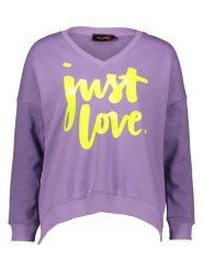 Miss goodlife Bluza "Just Love" w kolorze fioletowym rozmiar: S. Różowe bluzy miss goodlife, s, bez wzorów, z bawełny, bez kaptura. Za 173.99 zł.