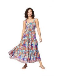 Ipanima Sukienka ze wzorem rozmiar: 38/40. Sukienki Ipanima, na co dzień, bez wzorów, bez kołnierzyka, bez ramiączek, maxi, proste. Za 78.99 zł.