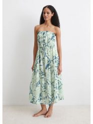 Marc O´Polo Beachwear Sukienka w kolorze zielono-niebieskim rozmiar: M. Niebieskie sukienki m, bez wzorów, bez kołnierzyka, bez ramiączek, maxi. Za 161.95 zł.