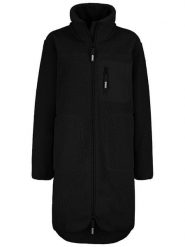 Sublevel Płaszcz polarowy w kolorze czarnym rozmiar: M. Czarne płaszcze Sublevel, m, bez wzorów, z polaru, bez kaptura. Za 219.60 zł.