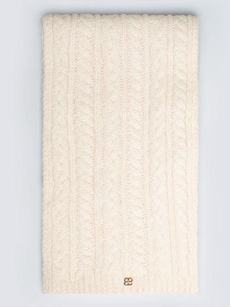 BIG STAR Szal w kolorze kremowym - 200 x 25 cm rozmiar: onesize. Brązowe szaliki Big Star, bez wzorów, z materiału, retro. Za 72.99 zł.