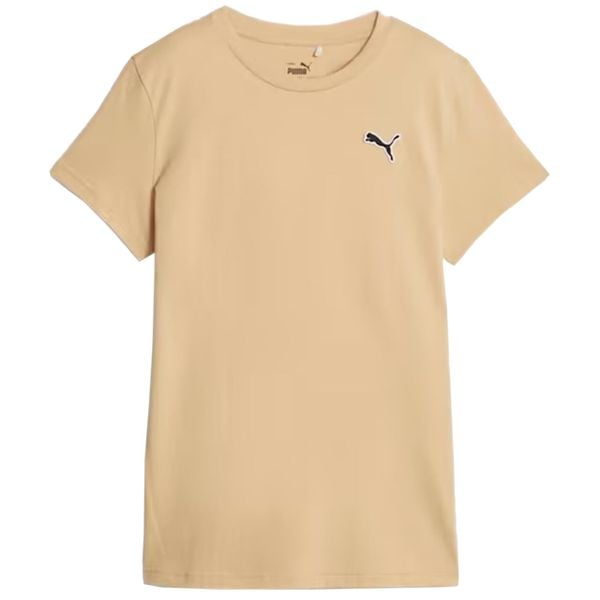Koszulka fitness damska Puma Better Essentials Tee. Brązowe bluzki Puma, m, bez wzorów, casualowe, bez kołnierzyka, bez ramiączek. W wyprzedaży za 91.65 zł.