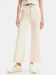 Desigual Jeansy Denvere 24SWDD76 Écru Cropped Fit. Jeansy Desigual, bez wzorów. Za 599.99 zł.
