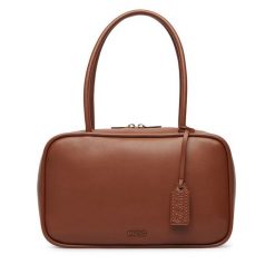 Torebka HUGO. Brązowe torebki klasyczne Hugo, bez wzorów, bez dodatków. Za 629.99 zł.