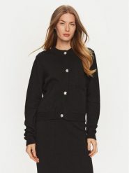 ViCOLO Kardigan 77100S Czarny Regular Fit. Czarne kardigany ViCOLO, s, bez wzorów, z wiskozy. Za 259.99 zł.