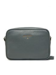 Patrizia Pepe Torebka CB8985/L001 Szary. Szare listonoszki Patrizia Pepe, bez wzorów, ze skóry, bez dodatków. Za 379.99 zł.