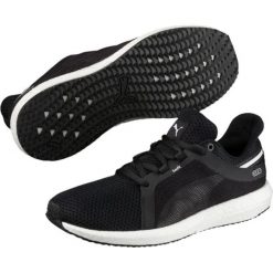 Puma buty treningowe Mega NRGY Turbo 2 Wns Black Wh 40. Czarne obuwie sportowe Puma, z gumy, bez zapięcia, na fitness i siłownię. W wyprzedaży za 259.00 zł.