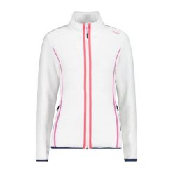 Bluza damska turystyczna CMP 32G5916. Białe bluzy sportowe CMP, s, bez wzorów, bez kaptura. W wyprzedaży za 230.99 zł.