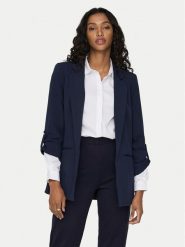ONLY Marynarka Kayle 15218743 Granatowy Regular Fit. Niebieskie marynarki i żakiety Only, bez wzorów, z syntetyku. Za 129.99 zł.