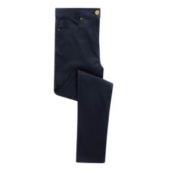 Chinosy Damskie O Wyglądzie Denimu. Niebieskie spodnie sportowe PREMIER, na lato, bez wzorów, z denimu, trekkingowe. Za 152.99 zł.