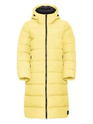 Jack Wolfskin Płaszcz puchowy "Frozen Palace" w kolorze żółtym rozmiar: M. Żółte płaszcze Jack Wolfskin, m, bez wzorów, z puchu, bez kaptura. Za 850.52 zł.