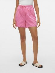 Vero Moda Szorty "Hay" w kolorze różowym rozmiar: S. Różowe szorty Vero Moda, bez wzorów, z bawełny. Za 41.79 zł.