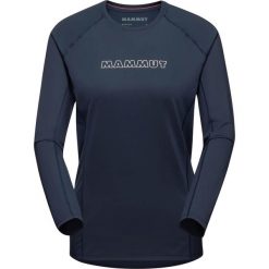 Bluza damska Mammut Selun FL Longsleeve Logo. Niebieskie bluzy Mammut, m, bez wzorów, bez kaptura. Za 320.35 zł.