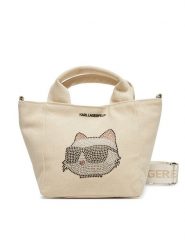 KARL LAGERFELD Torebka A2W50044 Écru. Torebki klasyczne KARL LAGERFELD, bez wzorów, z materiału, bez dodatków. Za 369.99 zł.