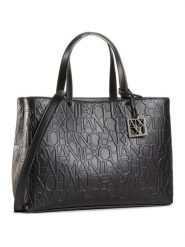 Armani Exchange Torebka 942646 CC793 00020 Czarny. Czarne torebki klasyczne Armani Exchange, bez wzorów, ze skóry, bez dodatków. Za 549.99 zł.