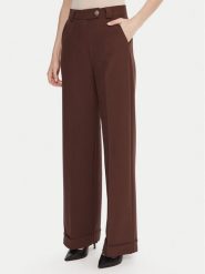 Maryley Spodnie materiałowe 25IB563/43CO Brązowy Regular Fit. Brązowe spodnie materiałowe Maryley, s, bez wzorów, z materiału. Za 319.99 zł.