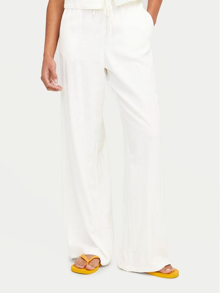 JJXX Spodnie materiałowe Breeze 12269769 Biały Wide Leg. Białe spodnie materiałowe JJXX, xs, bez wzorów, z materiału. Za 89.99 zł.