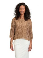 Betty Barclay Sweter w kolorze jasnobrązowym rozmiar: 36. Brązowe swetry Betty Barclay, bez wzorów, bez ramiączek. Za 164.95 zł.