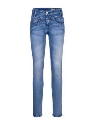 Herrlicher Dżinsy - Skinny fit - w kolorze niebieskim rozmiar: W24/L32. Niebieskie jeansy Herrlicher, l, bez wzorów. Za 180.06 zł.