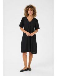 Cream Sukienka w kolorze czarnym rozmiar: 36. Czarne sukienki Cream, bez wzorów, bez kołnierzyka, bez ramiączek, midi. Za 130.99 zł.