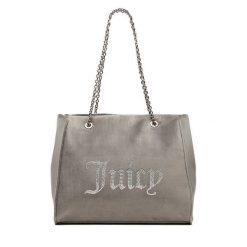 Torebka Juicy Couture. Szare torebki klasyczne Juicy Couture, bez wzorów, bez dodatków. Za 399.99 zł.