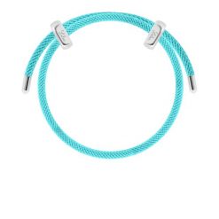 Bransoletka Liana, posrebrzana w kolorze turkusowym. Niebieskie bransoletki Lilou, posrebrzane. Za 139.00 zł.