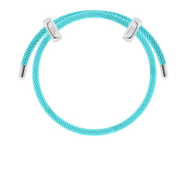 Bransoletka Liana, posrebrzana w kolorze turkusowym. Niebieskie bransoletki Lilou, posrebrzane. Za 139.00 zł.