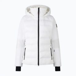 Kurtka narciarska damska BOGNER FIRE+ICE Cadja 2. Białe kurtki narciarskie l, bez wzorów, z elastanu, bez kaptura, narciarskie. Za 2,499.00 zł.
