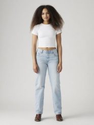 Levi's Dżinsy "501 '90S" - Mom fit - w kolorze błękitnym rozmiar: W31/L34. Niebieskie jeansy Levi's®, l, z aplikacjami, z podwyższonym stanem. Za 199.95 zł.