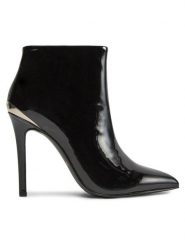 Just Cavalli Botki 75RA3S05 ZS743 Czarny. Czarne botki Just Cavalli, bez wzorów, ze skóry, bez obcasa, na szpilce, bez zapięcia. Za 1,319.00 zł.