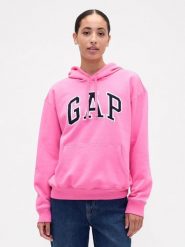 GAP Bluza w kolorze różowym rozmiar: M. Różowe bluzy GAP, m, bez wzorów, z kapturem. Za 109.00 zł.