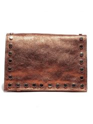 Abaco Skórzana torebka "Iris" w kolorze miedzianym - 20 x 16 x 10,5 cm rozmiar: onesize. Pomarańczowe torby na ramię Abaco, bez wzorów, z materiału, na ramię, bez dodatków. Za 288.52 zł.