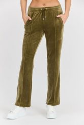 JUICY COUTURE Damskie zielone spodnie dresowe Tina Track Pant, Rozmiar XS. Zielone spodnie dresowe Juicy Couture, s, bez wzorów, z dresówki. W wyprzedaży za 219.99 zł.