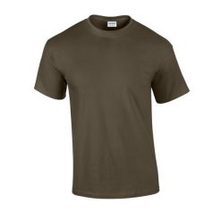 Ultra Bawełniana Koszulka Unisex Dla Dorosłych. Zielone bluzki GILDAN, xl, bez wzorów, z bawełny, sportowe, bez kołnierzyka, bez ramiączek. Za 34.99 zł.