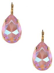 Otazu Pozłacane kolczyki z kryształami Swarovski rozmiar: onesize. Żółte kolczyki Otazu, z kryształem, pozłacane, z zapięciem typu bigiel. Za 173.99 zł.