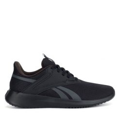 Buty do biegania Reebok. Czarne obuwie sportowe Reebok, bez zapięcia, do biegania. Za 229.99 zł.
