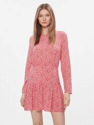 Pepe Jeans Sukienka codzienna Britney PL953446 Czerwony Slim Fit. Czerwone sukienki Pepe Jeans, na co dzień, s, bez wzorów, z jeansu, bez kołnierzyka, bez ramiączek, proste. Za 209.99 zł.