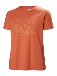 Helly Hansen Koszulka "Tech" w kolorze pomarańczowym rozmiar: XS. Pomarańczowe bluzki Helly Hansen, xs, bez wzorów, bez kołnierzyka, bez ramiączek. Za 51.80 zł.
